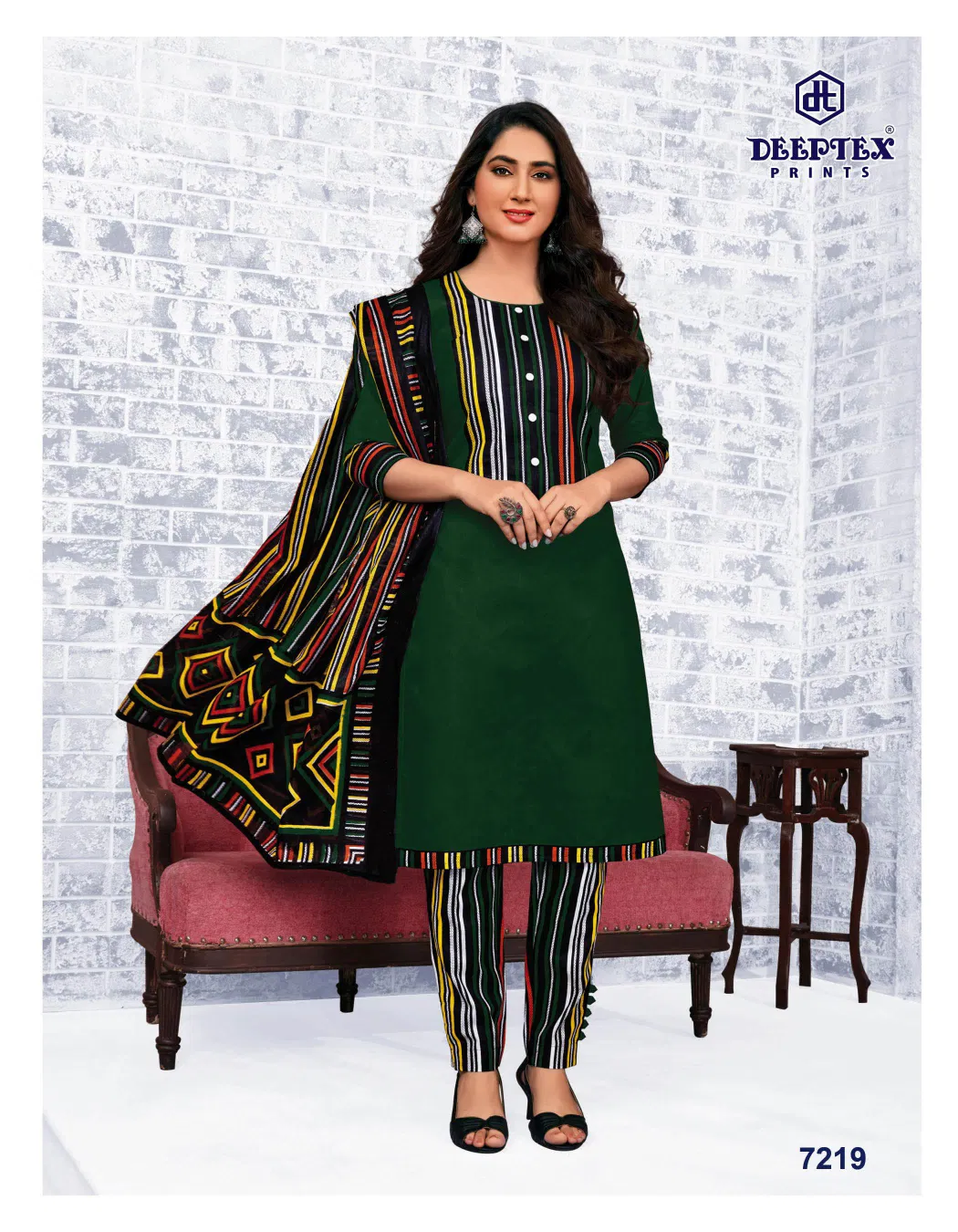 Deeptex Miss India 72 Cotton Printed Casual Daily Wear Dress Material Collection